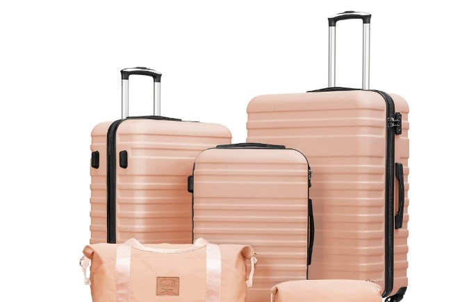 El juego de maletas Coolife ofrece diseño rígido y cerradura TSA. ¡Aprovecha el 30% de descuento en Amazon y prepárate para tus viajes!