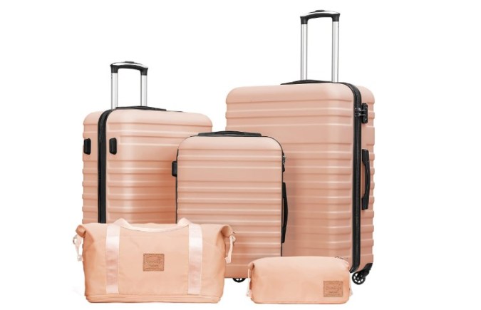 El juego de maletas Coolife ofrece diseño rígido y cerradura TSA. ¡Aprovecha el 30% de descuento en Amazon y prepárate para tus viajes!