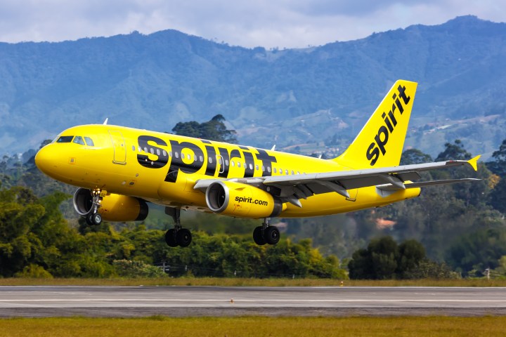 Avión de Spirit Airlines