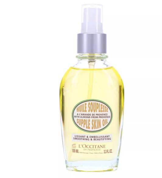 Descubre el aceite de almendras de L'Occitane en Target. Ideal para pieles secas y sensibles, ahora con un descuento del 13%. Aprovecha la oferta y compra en línea para obtener $7,00 de ahorro.