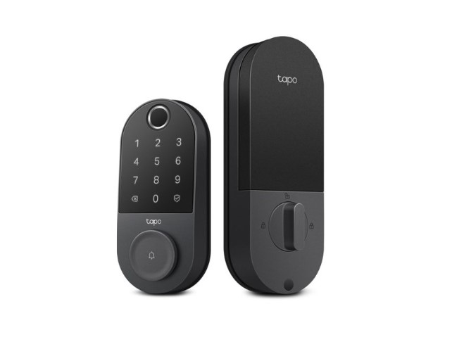 Consigue la cerradura inteligente TP-Link Tapo DL110 por $119.99. Ofrece control por app, teclado y huella dactilar, con $30 de descuento en Best Buy.