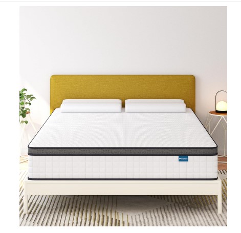 Ahorra $112 en el colchón King híbrido de 12 pulgadas, ahora a solo $287.99 en Amazon. Combina espuma viscoelástica y resortes para un soporte perfecto.

