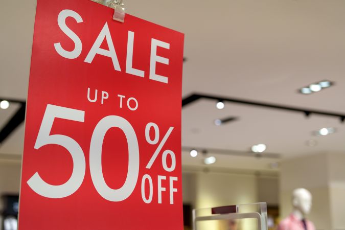 50% de descuento en prendas de fin de temporada