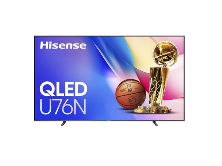 Aprovecha el gran descuento en el televisor Hisense 4K QLED de 100". Ahora por $2,199.99, ahorra $800 y transforma tu hogar con esta impresionante pantalla UHD.