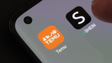 Apps de Shein y Temu