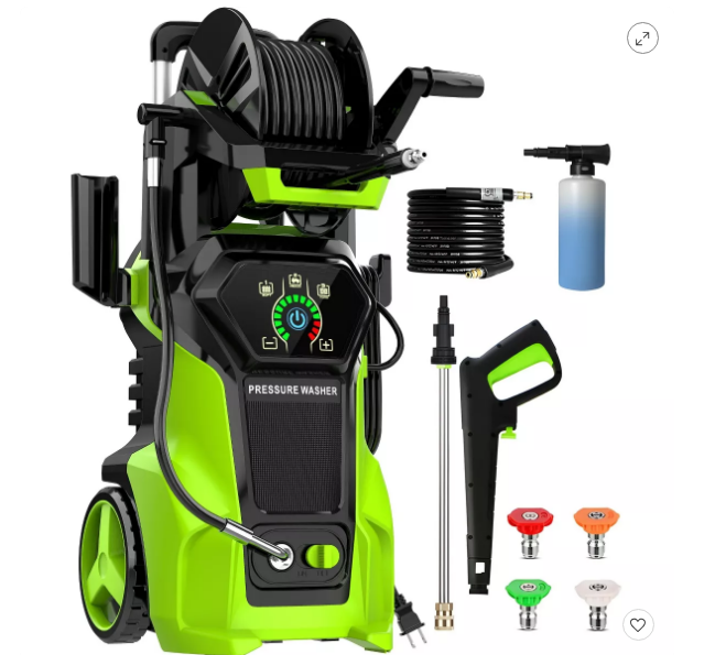 Compra en Target y ahorra $410,62 en esta poderosa hidrolavadora de 3500 PSI con ruedas de 360° y 4 boquillas. ¡Solo $169,99 en línea!