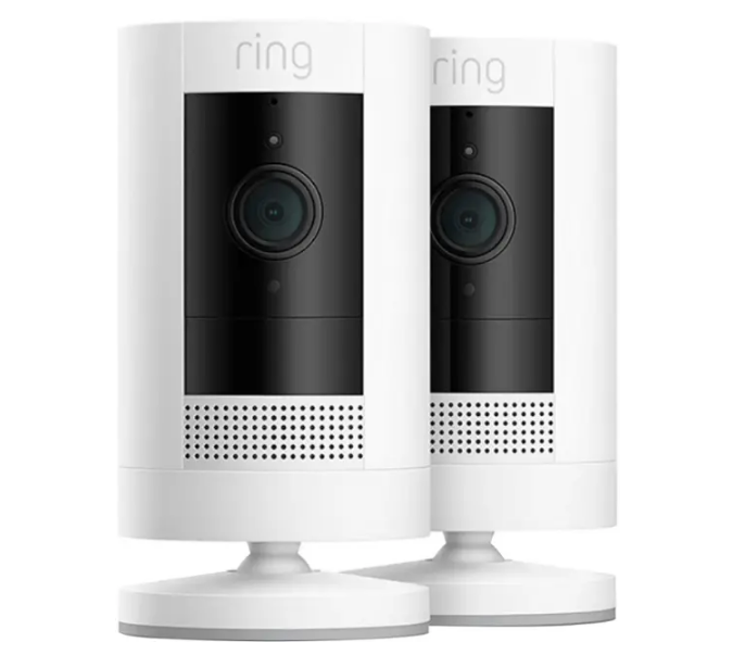 Asegura tu espacio con las cámaras de seguridad Ring Stick Up: ideales para interiores y exteriores, 1080p y sin cables. Solo $160, antes $179.99.






