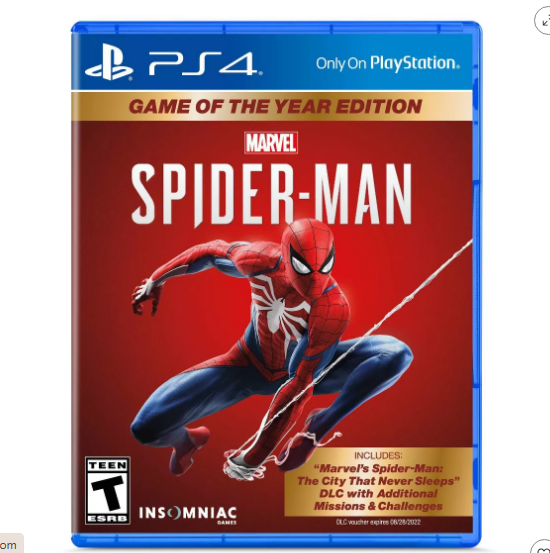 Revive la acción de Spider-Man en esta edición para PS4. Disponible en Target a $31.49, con un ahorro de $8.50 hasta el miércoles, ¡no te lo pierdas!