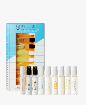 ¿Buscas tu fragancia perfecta? El Set de Descubrimiento Scent Diary de Ellis Brooklyn te ofrece una variedad de opciones en miniatura, ideal para probar y elegir tu favorito. ¡No te lo pierdas!
