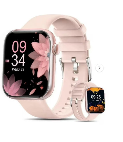 Mejora tu salud y estilo con el reloj inteligente rosa para mujer. Compatible con Android e iPhone, incluye rastreador de ejercicios, monitoreo de sueño y más. ¡Ideal para cualquier ocasión!



