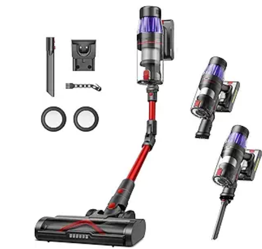 Su herramienta de cepillo de nailon protege superficies delicadas, convirtiendo a la Ultenic en la opción perfecta para una limpieza completa y cuidadosa.