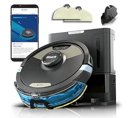 Ahorra $100 en el Shark Robot Vacuum & Mop Combo. Limpia eficazmente pelo de mascotas y más, ahora a $349.99 en Amazon.