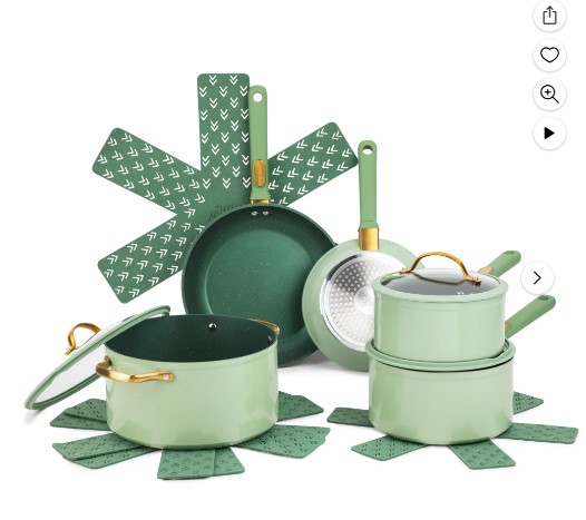 Descubre la elegancia y funcionalidad del juego antiadherente Thyme & Table en Walmart. Con un ahorro de $40, esta oferta es ideal para tu cocina