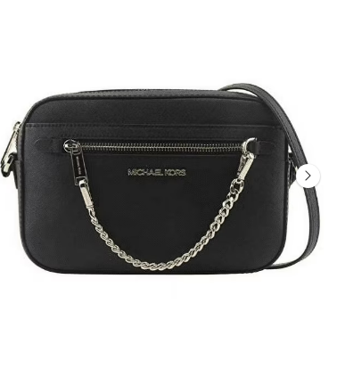 Descubre el estilo y la practicidad del Michael Kors Jet Set, ahora en oferta por $66.28. Perfecto para cualquier ocasión con detalles en cuero y hardware metálico.