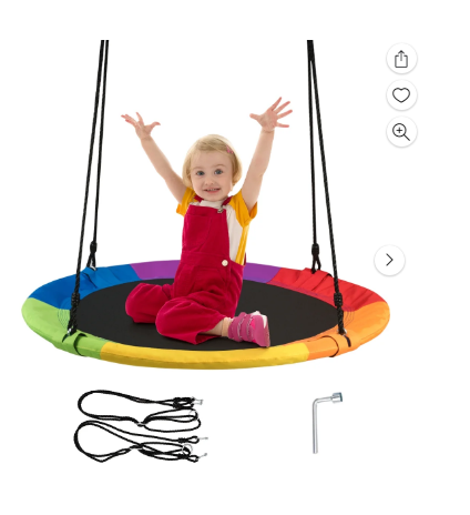 Ahorra $33.01 en el Goplus Platillo Volador Tree Swing, ideal para interiores y exteriores. ¡Regala horas de diversión!
