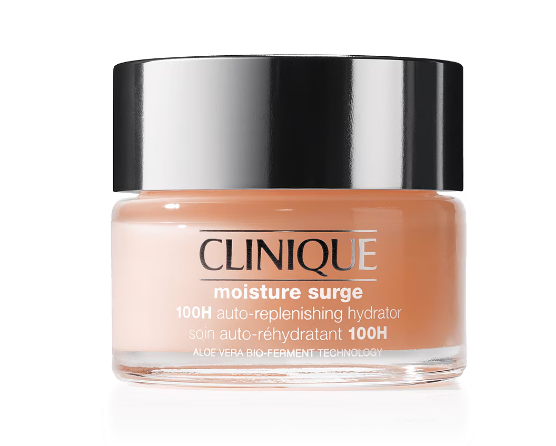 El Moisture Surge™ 100H de Clinique hidrata tu piel hasta por 100 horas. ¡Consíguelo con 73% de descuento este Black Friday 2024!. Crédito: Clinique.