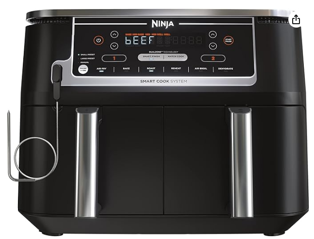 Cocina rápido y saludable con la freidora Ninja 10 en 1. Aprovecha el 48% de descuento en Amazon por tiempo limitado