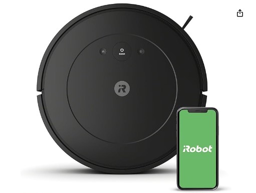 La aspiradora inteligente Roomba Q011 limpia múltiples superficies y se recarga sola. ¡Consíguela por $139.99 estas fiestas!