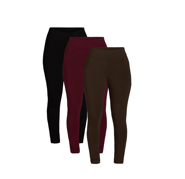 ¿Buscas unos leggings versátiles y duraderos? Los Time and Tru son ideales para tu día a día. Disponibles en varios colores y tallas. ¡No te los pierdas a este precio!