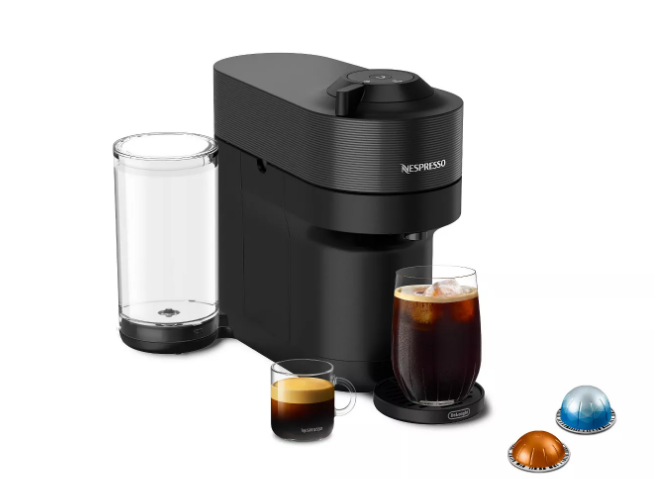 La cafetera Nespresso Vertuo Pop+ está en oferta en Target. Aprovecha su tecnología avanzada con un 23% de descuento.
