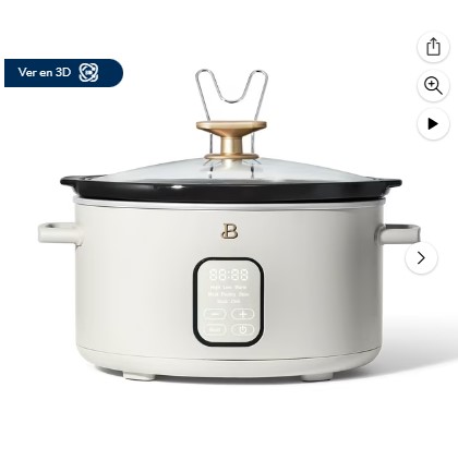 Lleva la olla slow Beautiful a tu cocina por solo $49.96. Oferta exclusiva de Walmart, ahorra $19.04 hoy mismo.