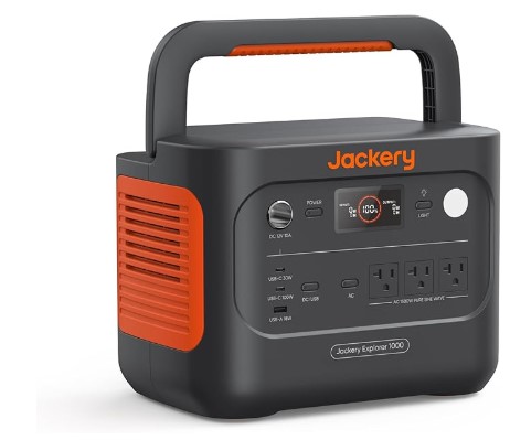 Mantén tus dispositivos cargados con la estación Jackery Explorer 1000 v2. ¡Carga rápida y ahora con un descuento de $400!