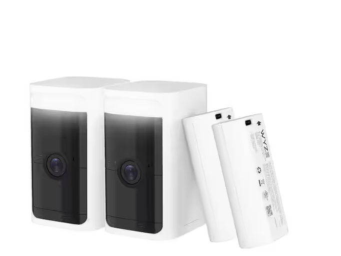 Obtén una seguridad avanzada con las cámaras Wyze Battery Cam Pro. Aprovecha el 50% de descuento en Home Depot y compra el paquete de 2 cámaras por $79.98.