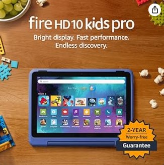 Entretenimiento seguro para niños con la Fire HD 10 Kids Pro. ¡Consíguela hoy por solo $109,99!