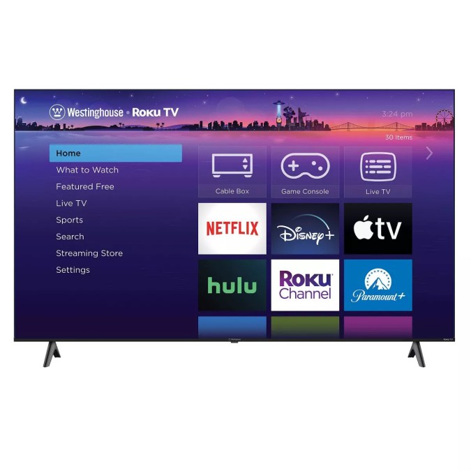 75" 4k Roku Smart TV de Westinghouse