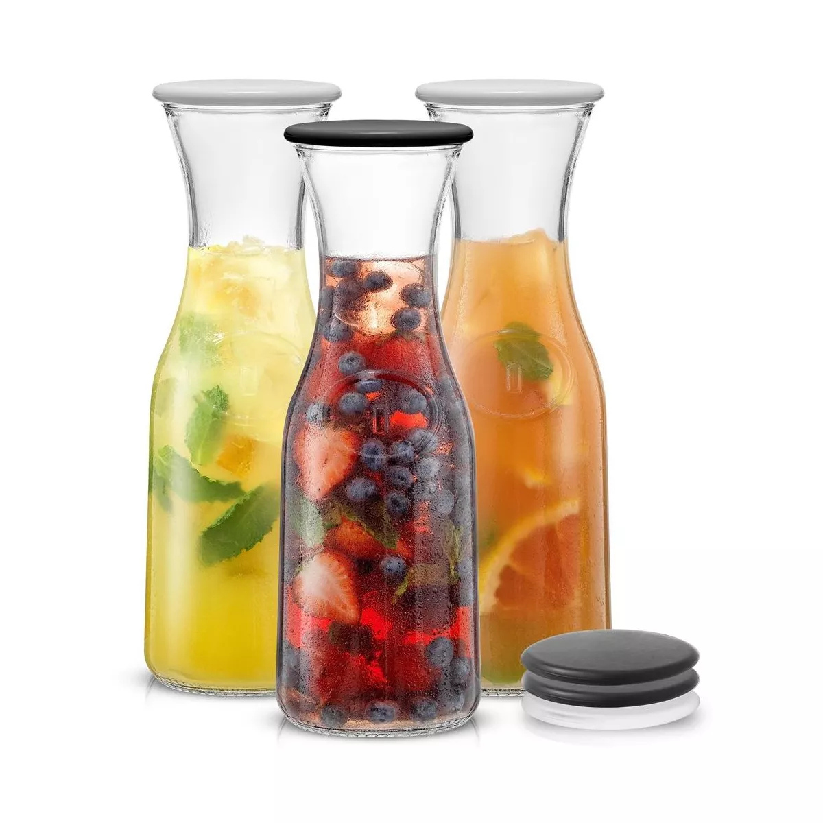 Hali Glass Carafe Bottle de JoyJolt