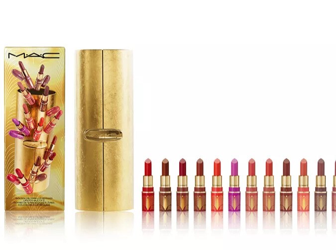 Golden Girls Mini Lustreglass Lipstick Vault Gift Set de MAC