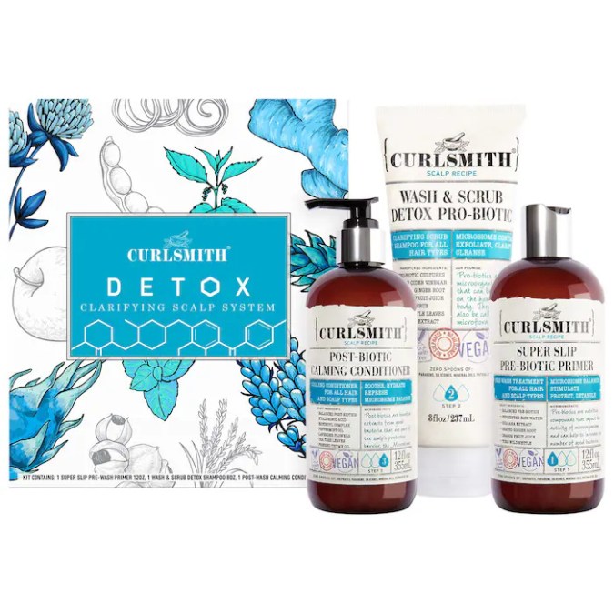 Clarifying Detox Microbiome Scalp Hair Set de Curlsmith