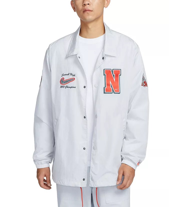 Men's Authentic Logo Coaches Jacket de Nike