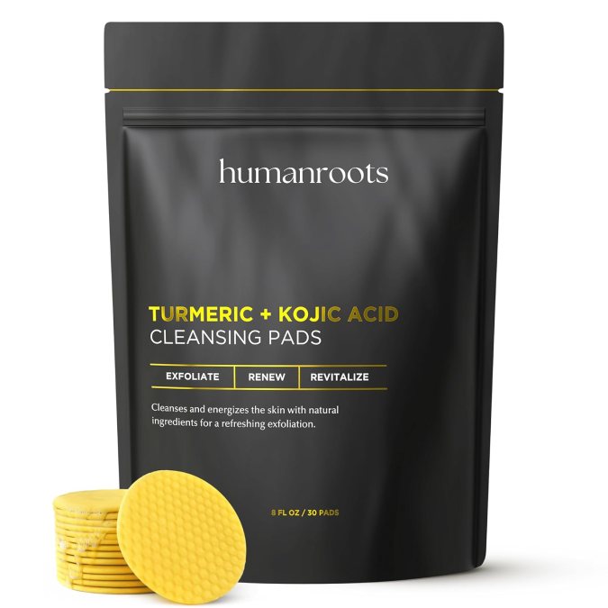 Turmeric + Kojic Acid Cleansing Pads de Humanroots