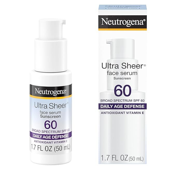 Ultra Sheer Face Serum Sunscreen de Neutrogena