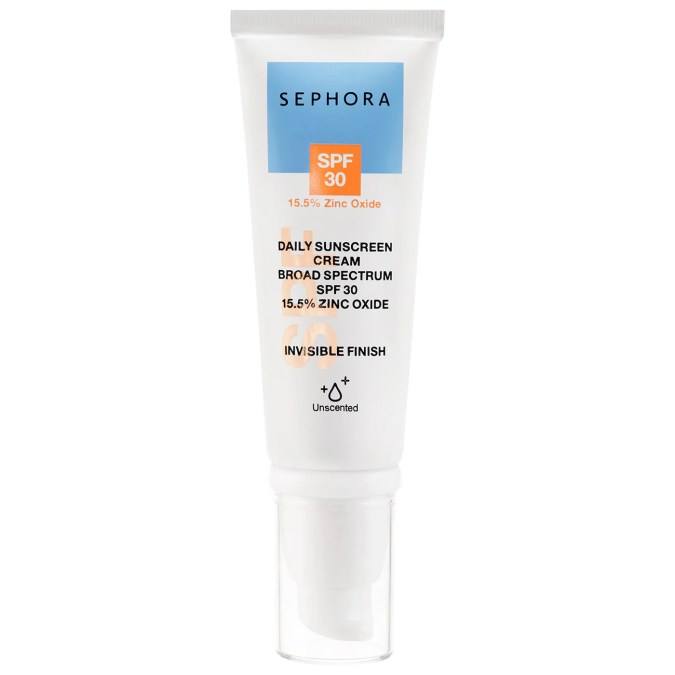 Daily Mineral Sunscreen Cream SPF 30 de Sephora Collection