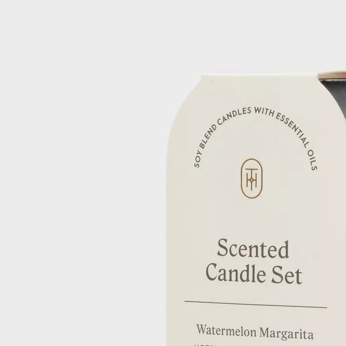 3pk Tin Candle de Threshold