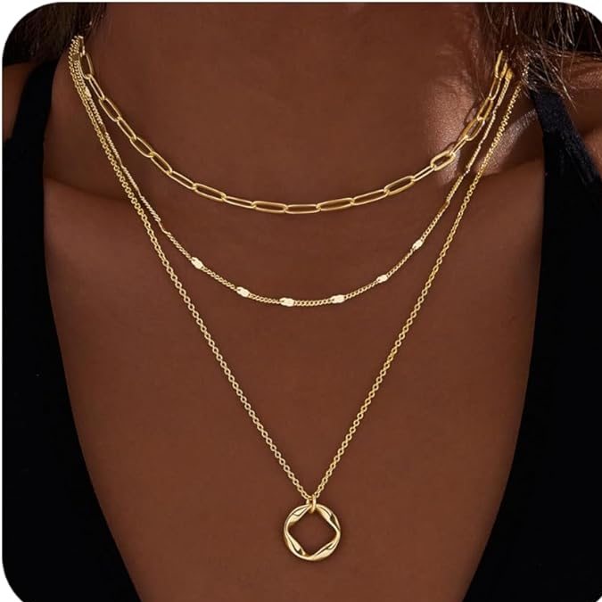 Collares escalonados de Poxtex, disponibles en Amazon