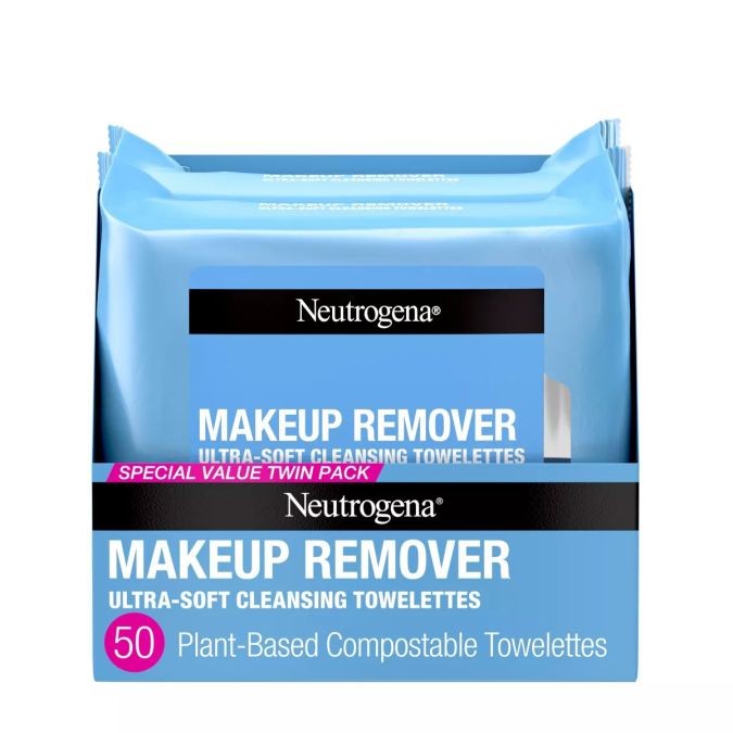 Facial Cleansing Makeup Remover Wipes de Neutrogena