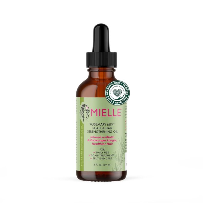 Rosemary Mint Scalp and Hair Strengthening Oil de Mielle