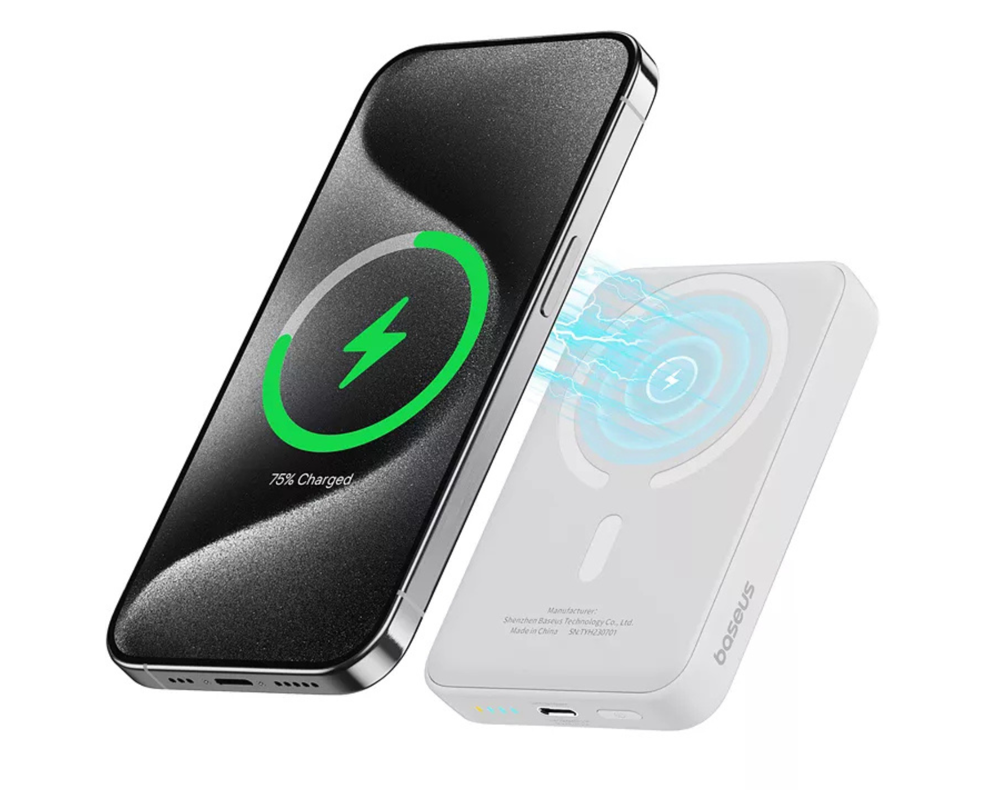 Wireless Portable Charger Magnetic de Baseus