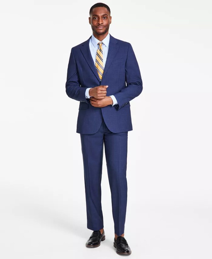Men's Modern-Fit Bi-Stretch Suit de Nautica