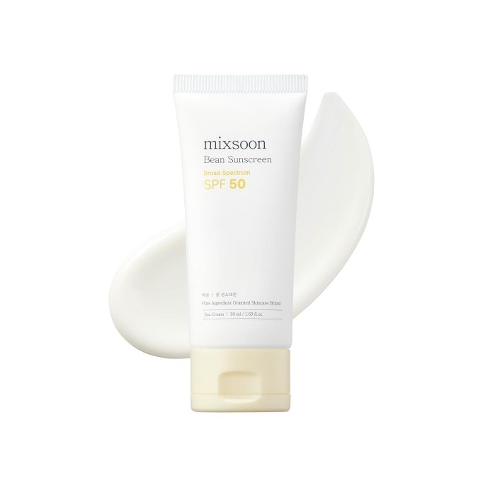 Bean sunscreen de Mixsoon, disponible en Amazon.