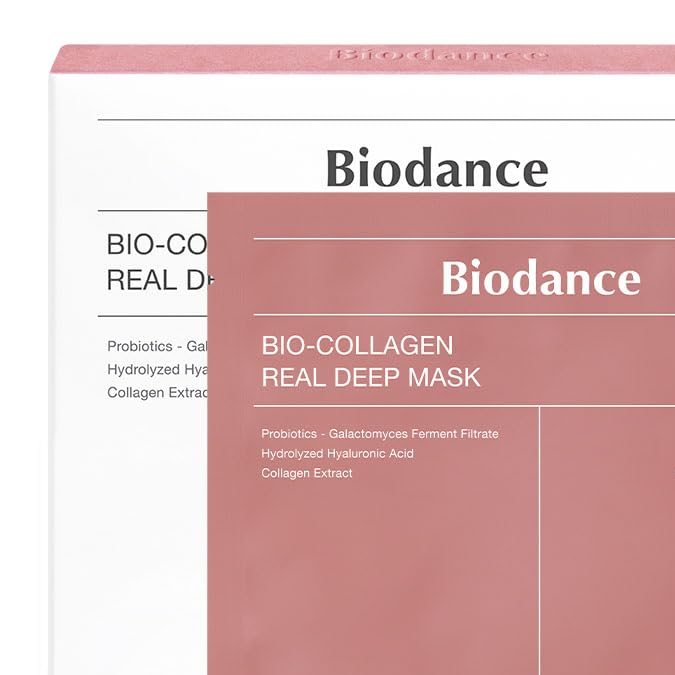 Bio Collagen Real Deep Mask de Biodance, disponible en Amazon.