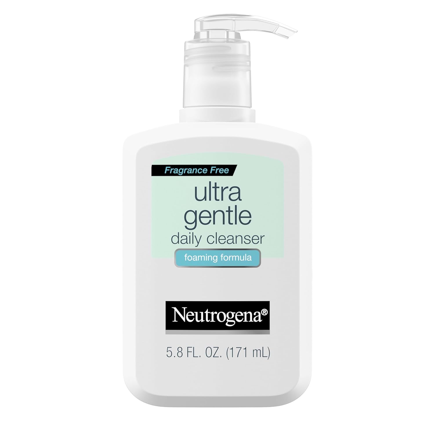 Limpiador facial Ultra Gentle de Neutrogena, disponible en Amazon