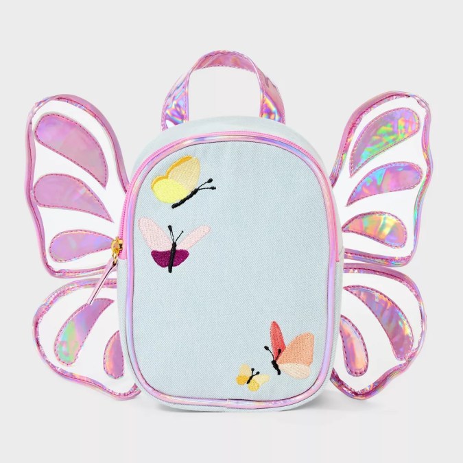 Butterfly Mini Denim Backpack de Cat & Jack, disponible en Target.