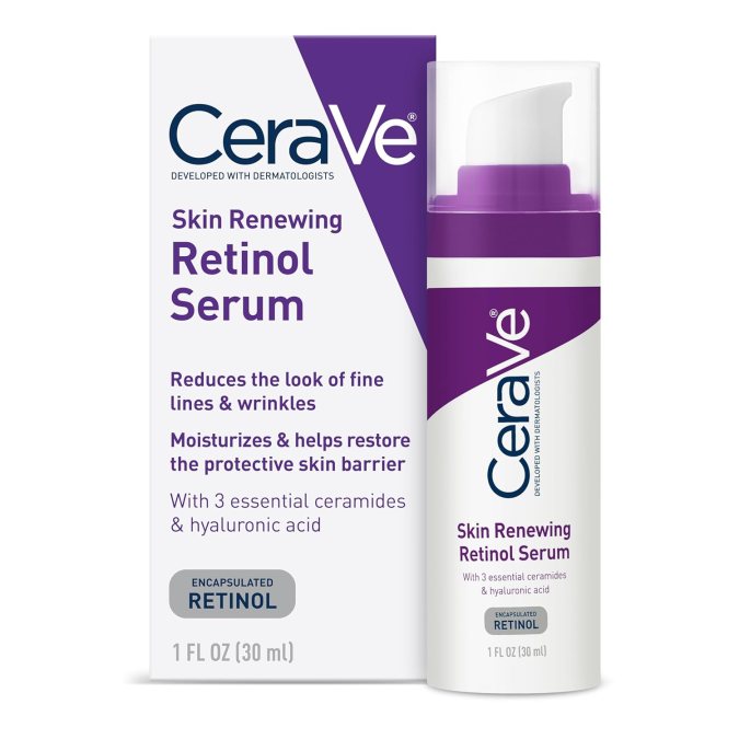 Retinol Serum de CeraVe, disponible en Amazon.