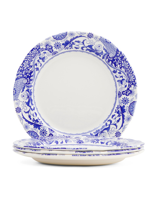 Set Of 4 Brocato Dinner Plates de Spode, disponible en TJ Maxx.