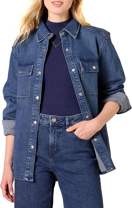 Chaqueta de mezclilla de Amazon Essentials, disponible en Amazon.