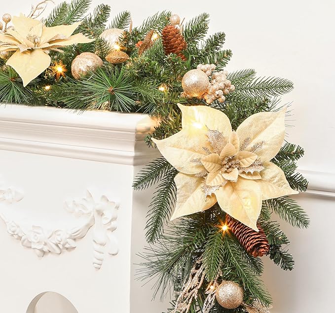 Guirnalda de Navidad de SHareconn, disponible en Amazon.